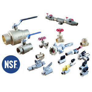 NSF zertifizierte Ventile