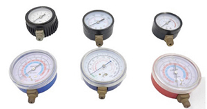 Manometer in verschiedenen Ausführungen