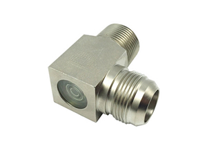 Hochdruck Schauglas / Metallverschmolzenes Schauglas, Ellbogen 90°