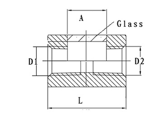 KCSGM-25 Metallverschmolzenes Schauglas